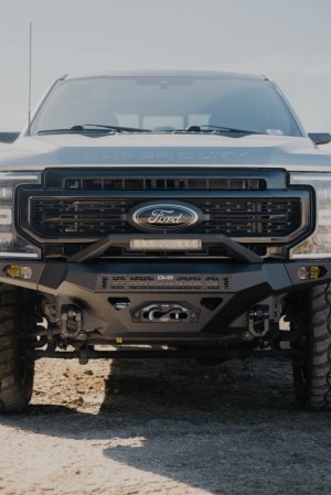 Ford Super Duty F-350 Front Bumper - DV8 Offroad - Spec Series - Black - `17-`22